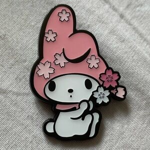 Sanrio Sakura Loungefly pin My Melody